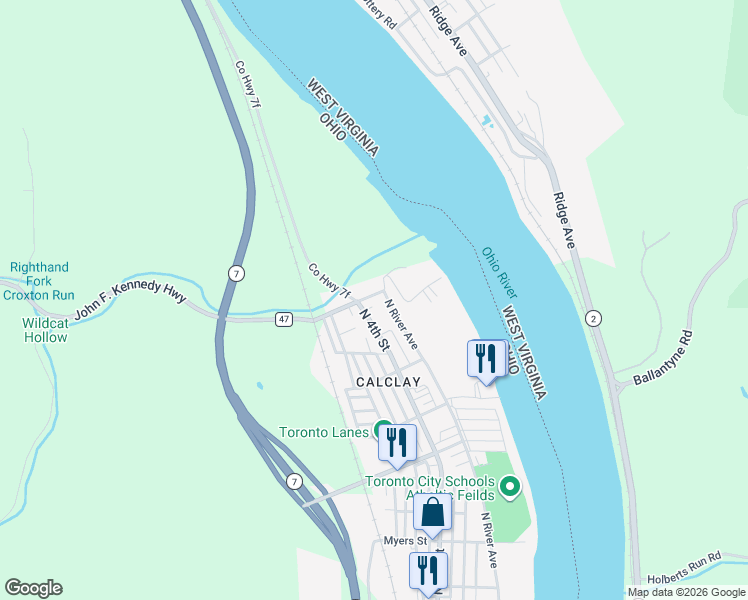 map of restaurants, bars, coffee shops, grocery stores, and more near 1339 North 4th Street in Toronto
