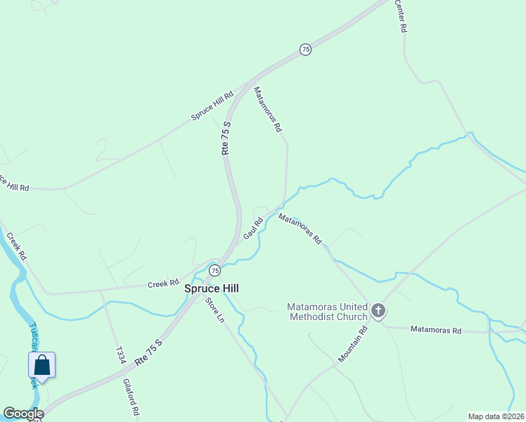 map of restaurants, bars, coffee shops, grocery stores, and more near 171 Gaul Road in Port Royal