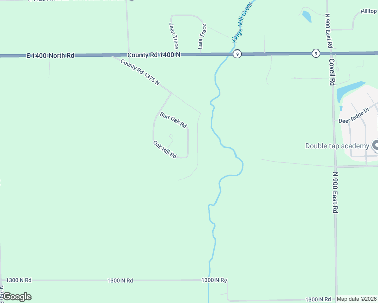 map of restaurants, bars, coffee shops, grocery stores, and more near 13490 Oak Hill Road in Bloomington