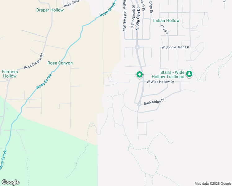 map of restaurants, bars, coffee shops, grocery stores, and more near 7032 West Echo Bluff Drive in Herriman