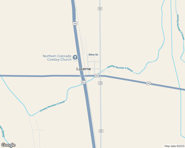 map of restaurants, bars, coffee shops, grocery stores, and more near 18934 Colorado 392 in Greeley