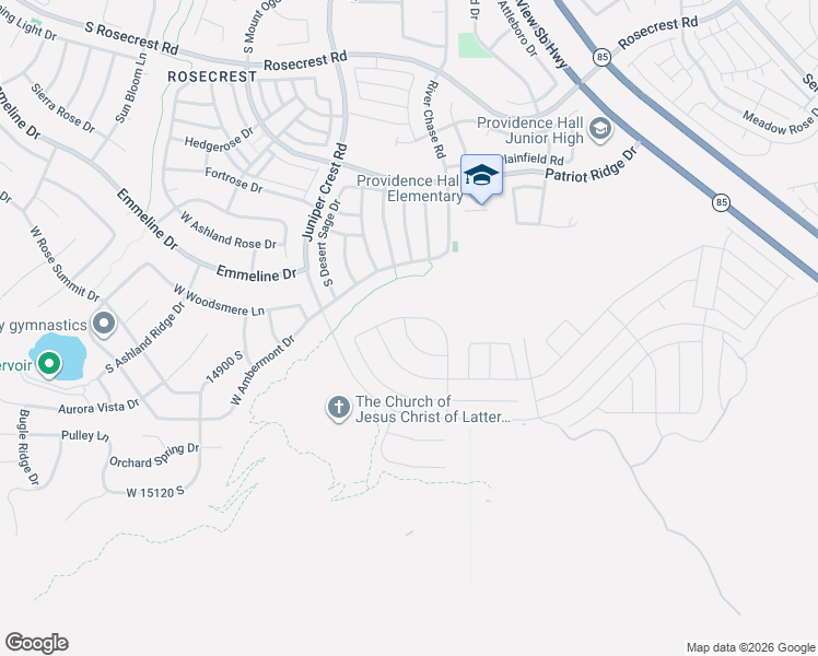 map of restaurants, bars, coffee shops, grocery stores, and more near 4874 West Juniper Bend Drive in Herriman