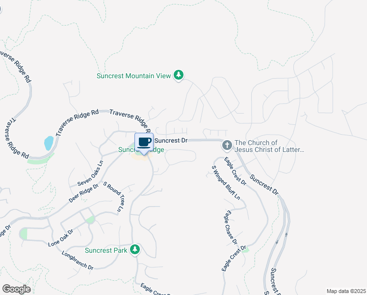 map of restaurants, bars, coffee shops, grocery stores, and more near 2191 Village Vista Drive in Draper