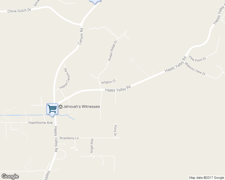 map of restaurants, bars, coffee shops, grocery stores, and more near 6893 Happy Valley Road in Anderson