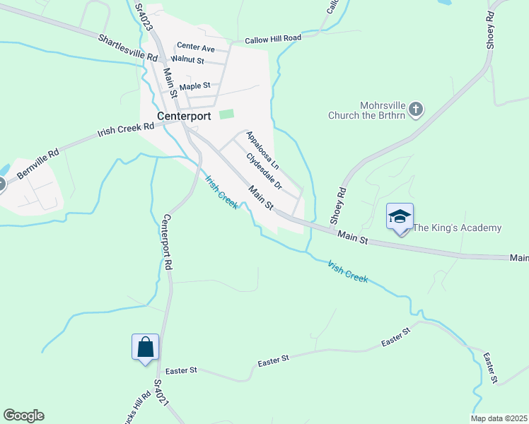 map of restaurants, bars, coffee shops, grocery stores, and more near 1915 Main Street in Mohrsville
