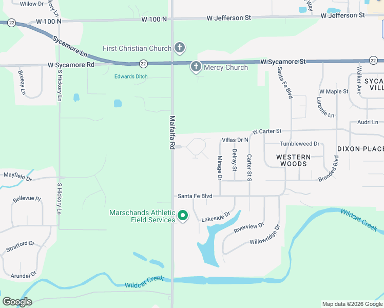 map of restaurants, bars, coffee shops, grocery stores, and more near 836 Harvest Drive in Kokomo