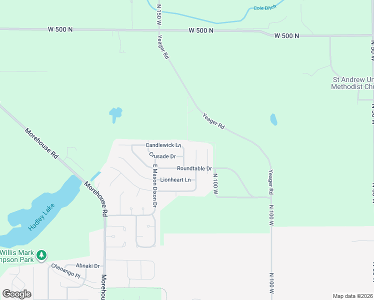 map of restaurants, bars, coffee shops, grocery stores, and more near 4440 Candlewick Lane in West Lafayette