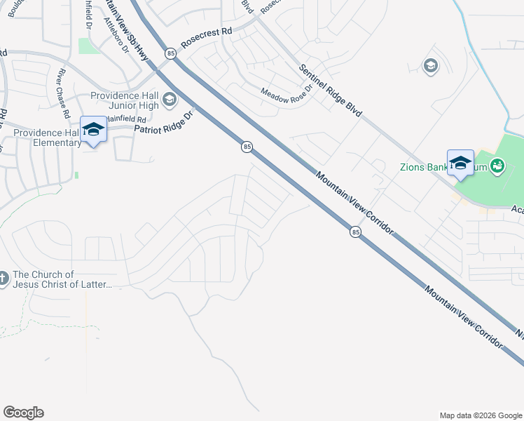 map of restaurants, bars, coffee shops, grocery stores, and more near 4358 W Bronson Ln in Herriman