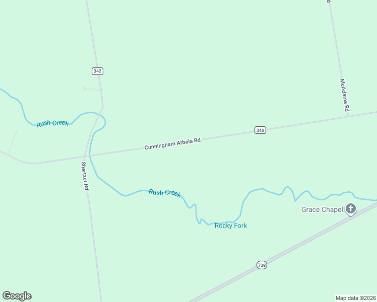 map of restaurants, bars, coffee shops, grocery stores, and more near 18679 Cunningham Arbela Road in Richwood