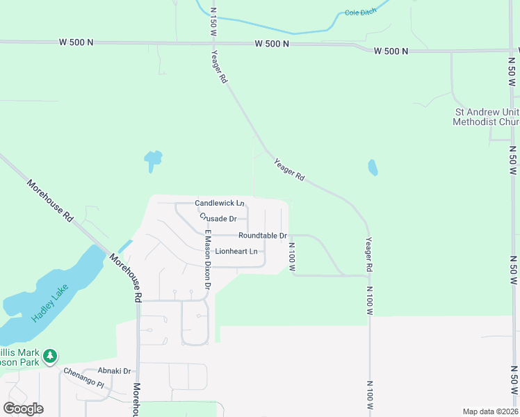 map of restaurants, bars, coffee shops, grocery stores, and more near 4439 Shining Armor Lane in West Lafayette
