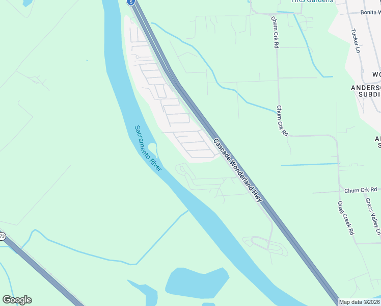 map of restaurants, bars, coffee shops, grocery stores, and more near 8684-8756 Shoreline Drive in Redding