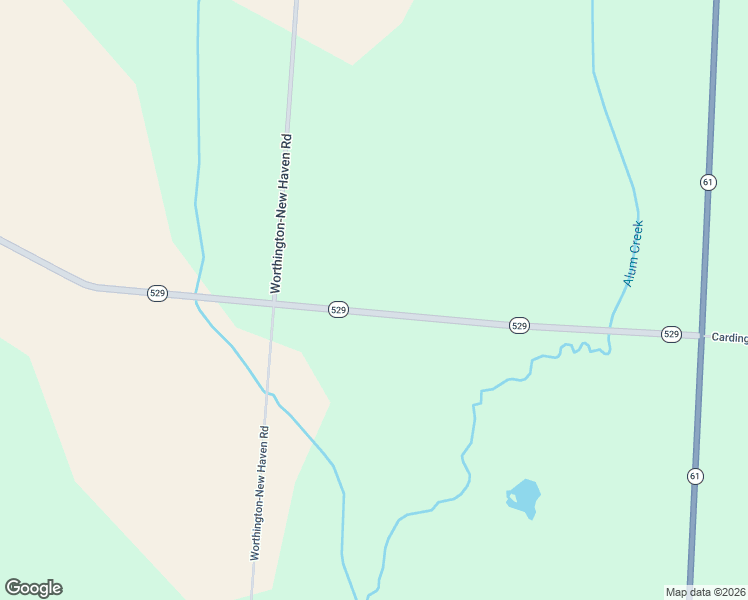 map of restaurants, bars, coffee shops, grocery stores, and more near 3700 Ohio 529 in Cardington