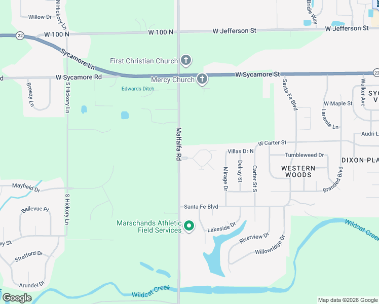 map of restaurants, bars, coffee shops, grocery stores, and more near 800 Harvest Drive in Kokomo