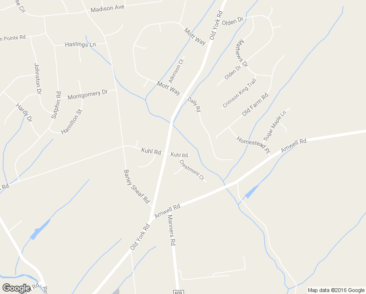 map of restaurants, bars, coffee shops, grocery stores, and more near 211 Kuhl Road in Flemington