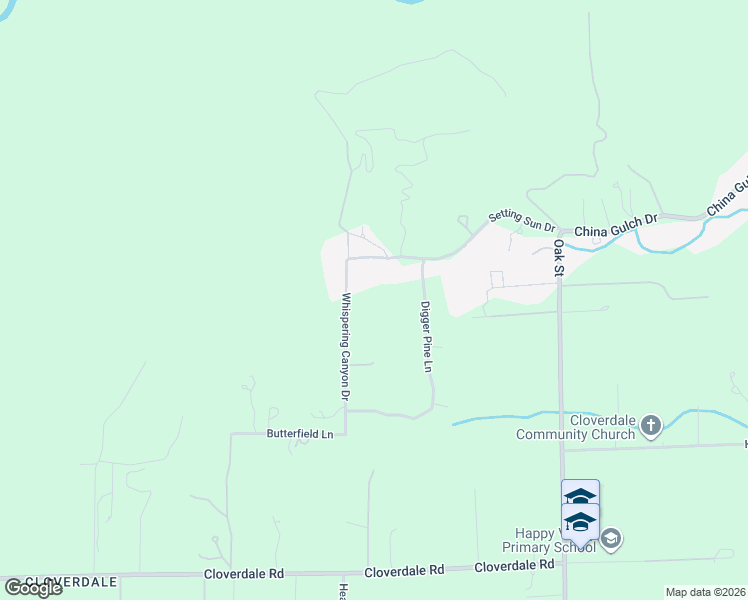map of restaurants, bars, coffee shops, grocery stores, and more near 6791 Whispering Canyon Drive in Anderson