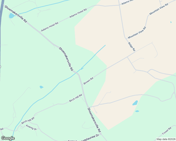 map of restaurants, bars, coffee shops, grocery stores, and more near 63 Brown Road in Shoemakersville
