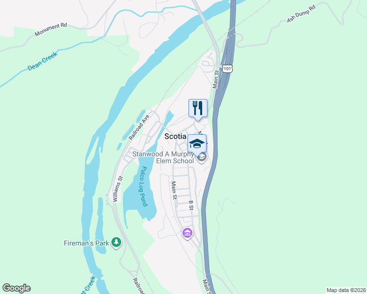 map of restaurants, bars, coffee shops, grocery stores, and more near in Scotia