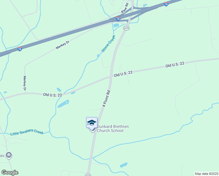 map of restaurants, bars, coffee shops, grocery stores, and more near 4 Point Road in Bethel