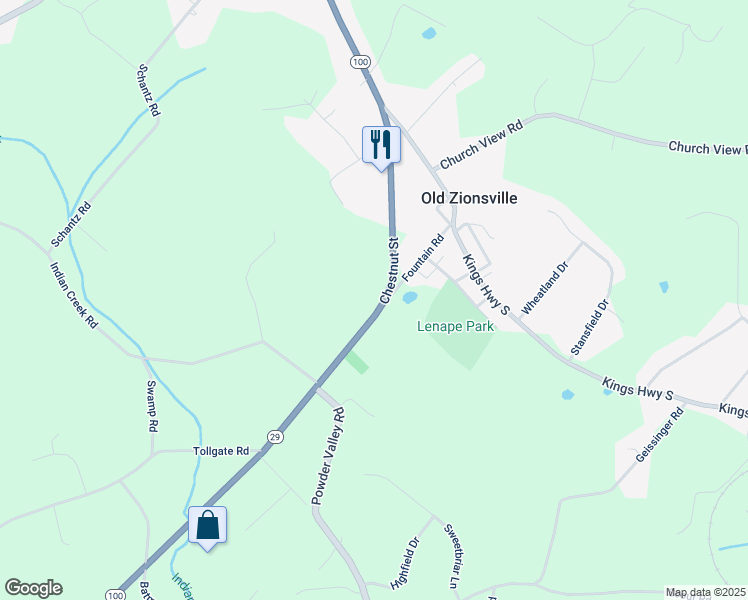 map of restaurants, bars, coffee shops, grocery stores, and more near 6024 Chestnut Street in Zionsville