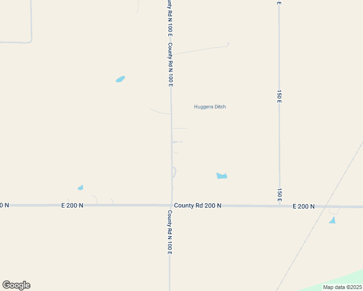 map of restaurants, bars, coffee shops, grocery stores, and more near 2301 County Road N 100 East in Hartford City