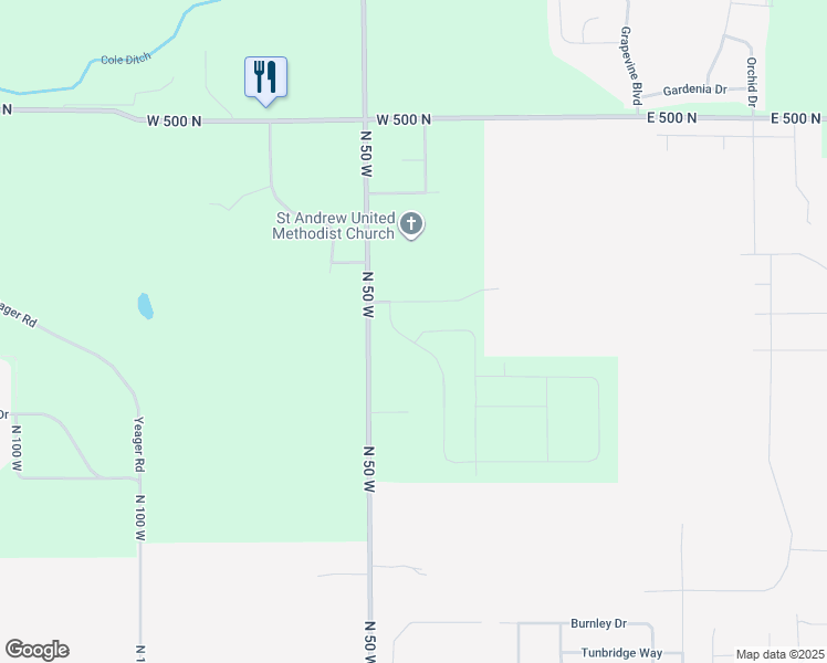 map of restaurants, bars, coffee shops, grocery stores, and more near 4372 Hayloft Drive in West Lafayette