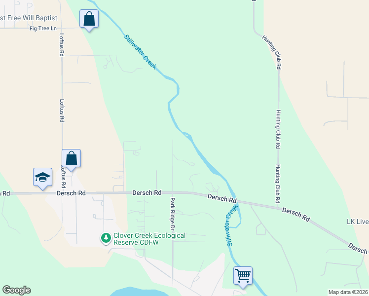 map of restaurants, bars, coffee shops, grocery stores, and more near 6725 Park Ridge Drive in Anderson