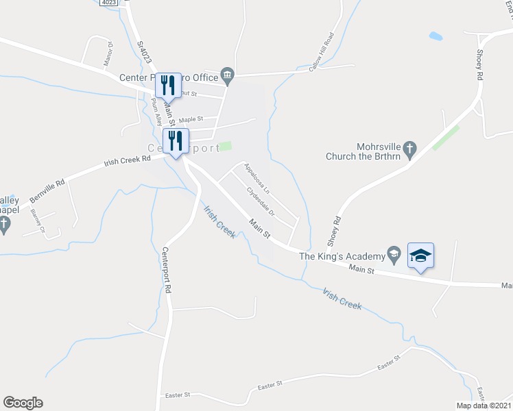 map of restaurants, bars, coffee shops, grocery stores, and more near 1917 Clydesdale Drive in Mohrsville