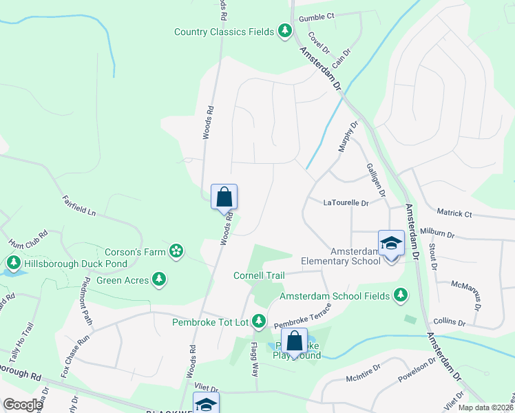 map of restaurants, bars, coffee shops, grocery stores, and more near 10 Petrik Farm Road in Hillsborough Township