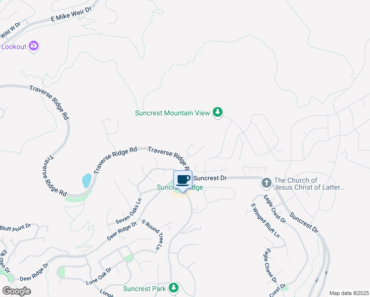 map of restaurants, bars, coffee shops, grocery stores, and more near 14744 Blue Skye Court in Draper
