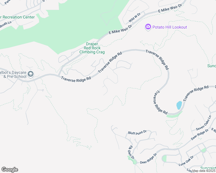 map of restaurants, bars, coffee shops, grocery stores, and more near 14747 Maple Park Court in Draper