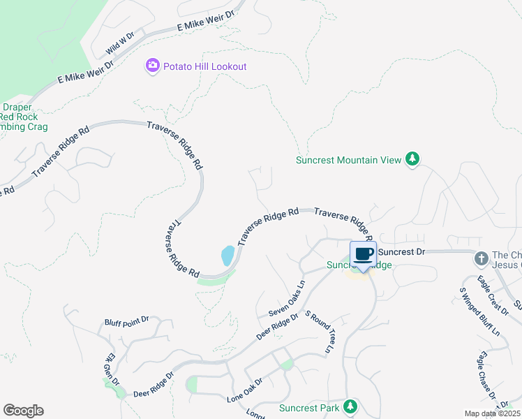 map of restaurants, bars, coffee shops, grocery stores, and more near 14738 Woods Landing Court in Draper