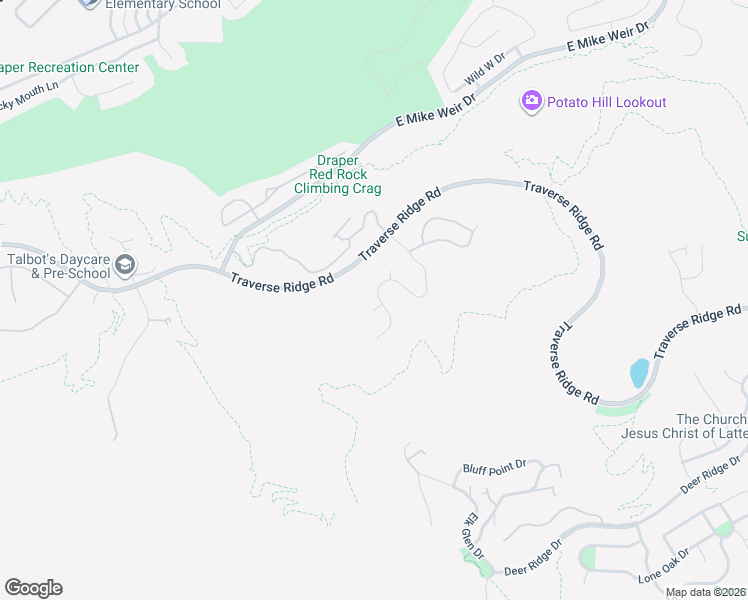 map of restaurants, bars, coffee shops, grocery stores, and more near 1272 South Wild Maple Court in Draper