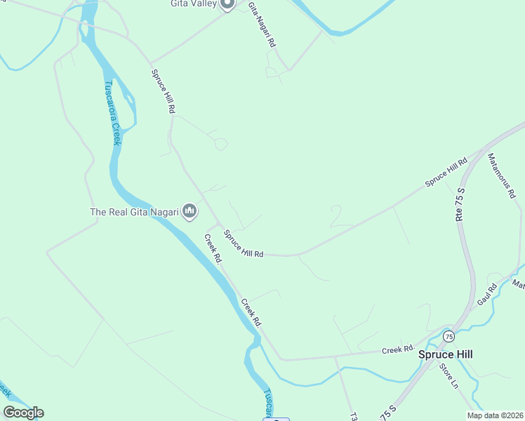 map of restaurants, bars, coffee shops, grocery stores, and more near 1596 Spruce Hill Road in Port Royal