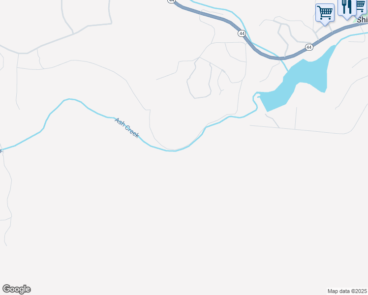 map of restaurants, bars, coffee shops, grocery stores, and more near Mobile Park Dr in Shingletown