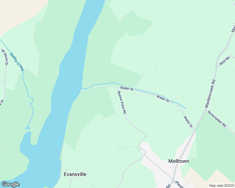 map of restaurants, bars, coffee shops, grocery stores, and more near 145 Buena Vista Road in Fleetwood