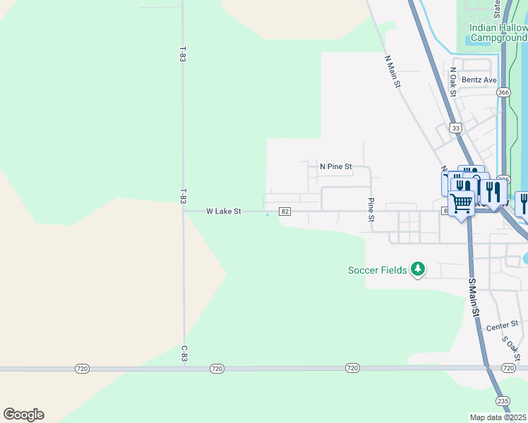 map of restaurants, bars, coffee shops, grocery stores, and more near 11875 West Lake Street in Lakeview