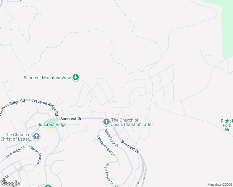 map of restaurants, bars, coffee shops, grocery stores, and more near Ravine Rock Way in Draper