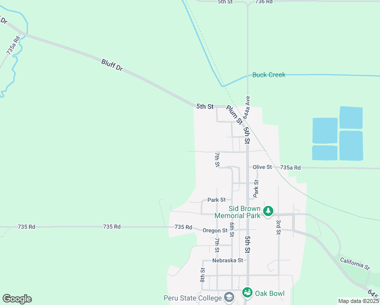 map of restaurants, bars, coffee shops, grocery stores, and more near 800 Mulberry Street in Peru