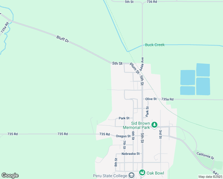 map of restaurants, bars, coffee shops, grocery stores, and more near 800 Mulberry Street in Peru