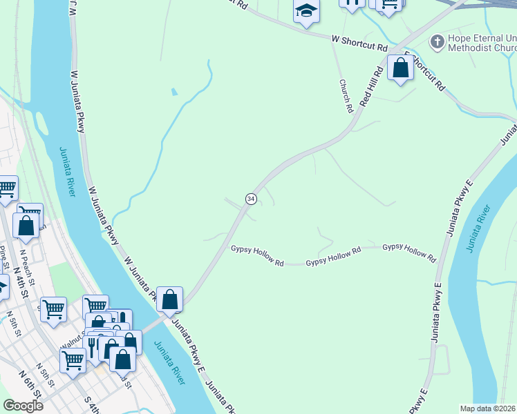 map of restaurants, bars, coffee shops, grocery stores, and more near 48 Red Hill Road in Newport