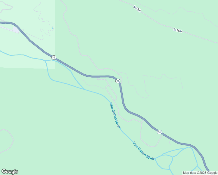 map of restaurants, bars, coffee shops, grocery stores, and more near 45630 California 36 in Bridgeville