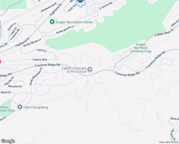 map of restaurants, bars, coffee shops, grocery stores, and more near 909 East Rosebud Court in Draper