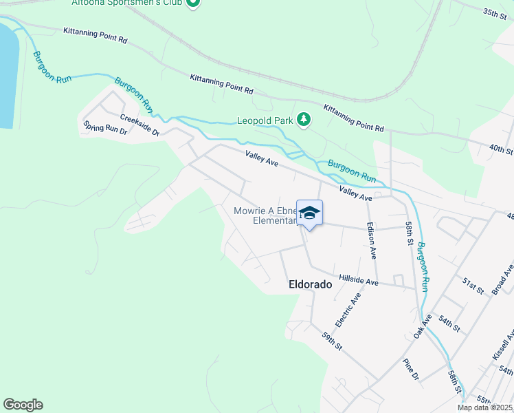 map of restaurants, bars, coffee shops, grocery stores, and more near 910 Poland Avenue in Altoona