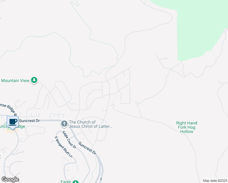 map of restaurants, bars, coffee shops, grocery stores, and more near 2587 East Canyon End Drive in Draper