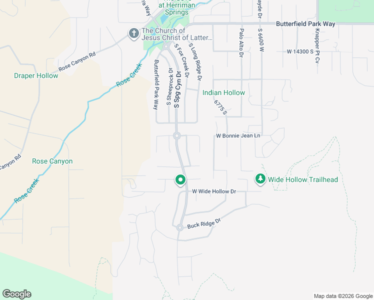 map of restaurants, bars, coffee shops, grocery stores, and more near 14643 South Juniper View Drive in Herriman