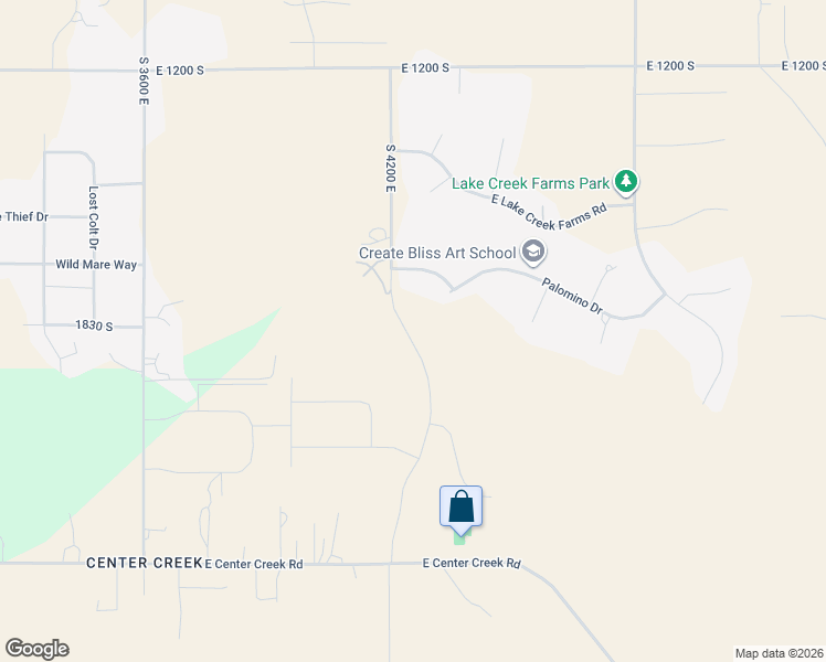 map of restaurants, bars, coffee shops, grocery stores, and more near 1847 South 4200 East in Heber City