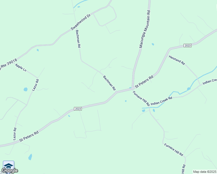 map of restaurants, bars, coffee shops, grocery stores, and more near 5320 Bachman Road in Macungie