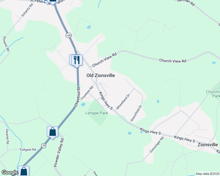 map of restaurants, bars, coffee shops, grocery stores, and more near 6043 Garden Alley in Zionsville