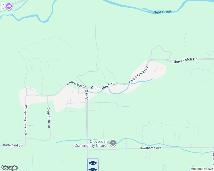 map of restaurants, bars, coffee shops, grocery stores, and more near 16315 China Gulch Drive in Anderson