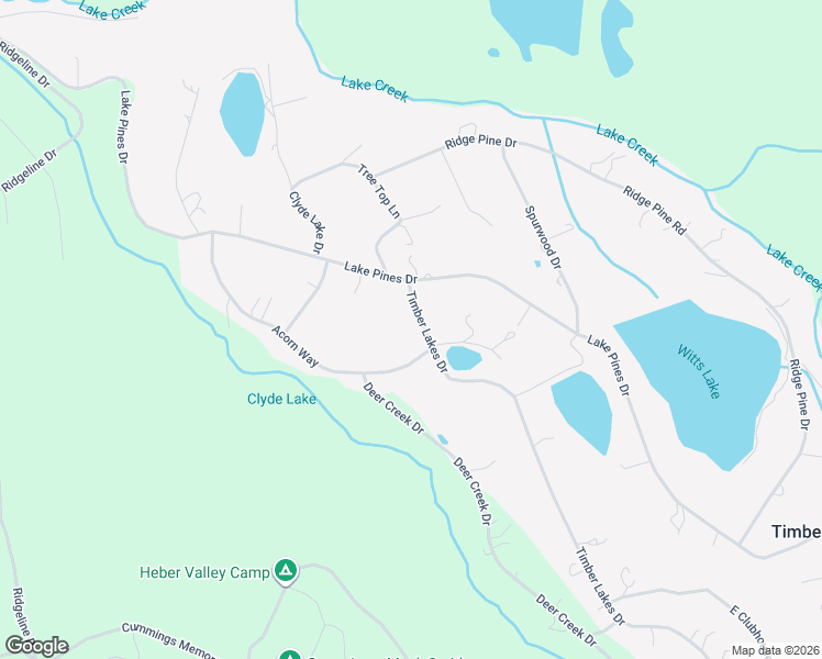 map of restaurants, bars, coffee shops, grocery stores, and more near 1880 Timber Lakes Drive in Heber City